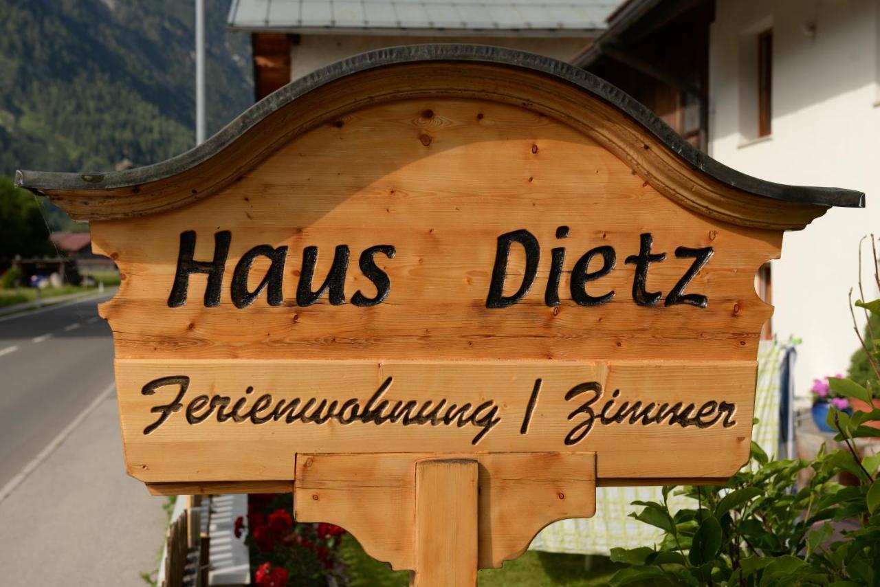 Haus Dietz Elbigenalp Kültér fotó